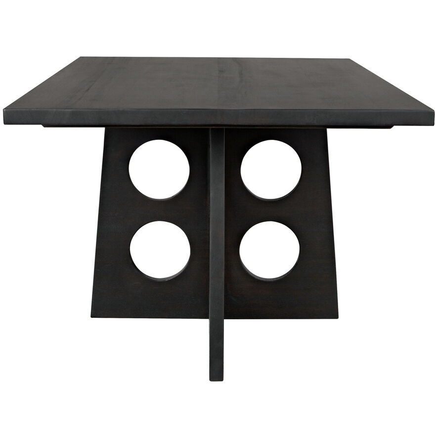 Carlo 84 X 40 inch Ebony Walnut Dining Table