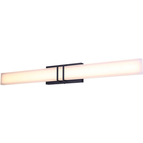 Madison LED 36 inch Black Vanity Light Wall Light