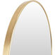 Maayan 35.43 X 23.62 inch Gold Mirror