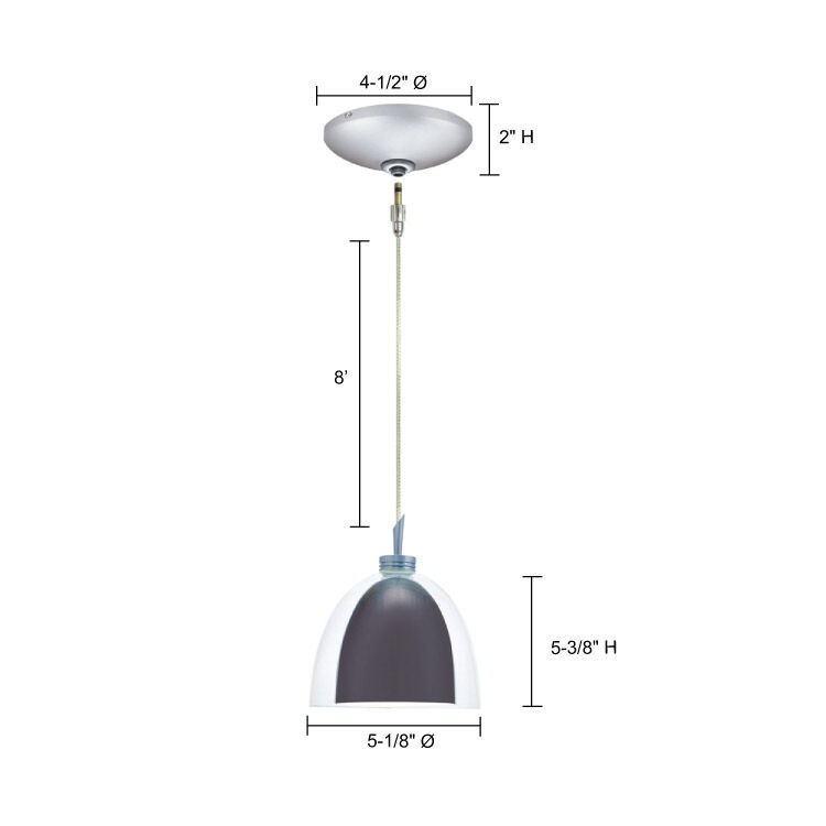 Lina 1 Light 5.13 inch Satin Nickel Mini Pendant Ceiling Light