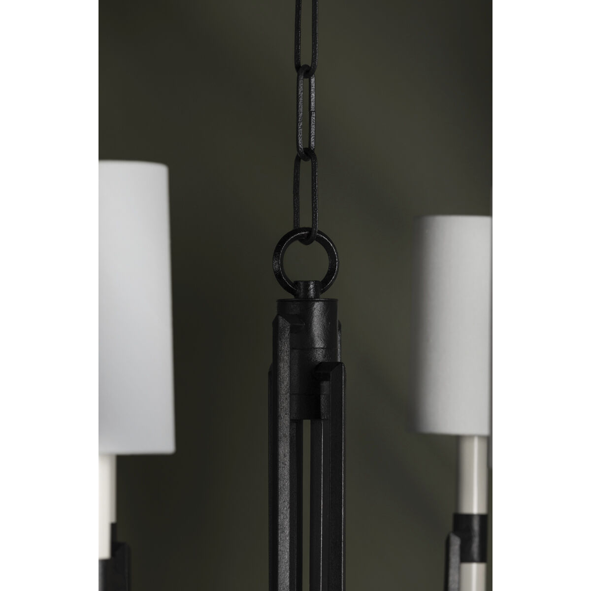 Gustine 6 Light 31 inch Forged Iron Chandelier Ceiling Light