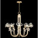 Azu LED 35.5 inch Gold Chandelier Ceiling Light