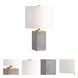 Drexel 17 inch 60 watt Concrete Block Lamp Portable Light