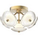 Alora Mood Hera LED 15.88 inch Brushed Gold Flush Mount Ceiling Light