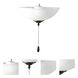 San Gabriel LED Oil Rubbed Bronze Ceiling Fan Light Kit
