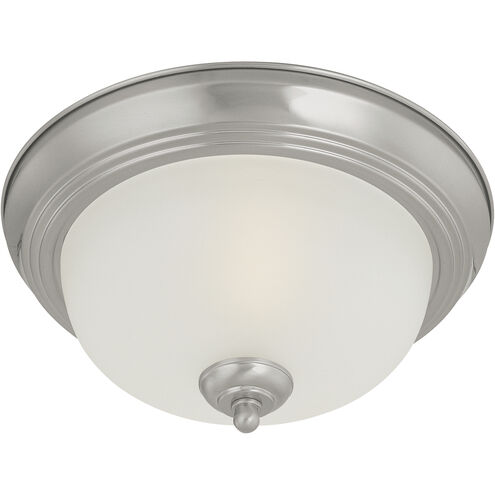 Pendenza 2 Light 13 inch Brushed Nickel Flush Mount Ceiling Light