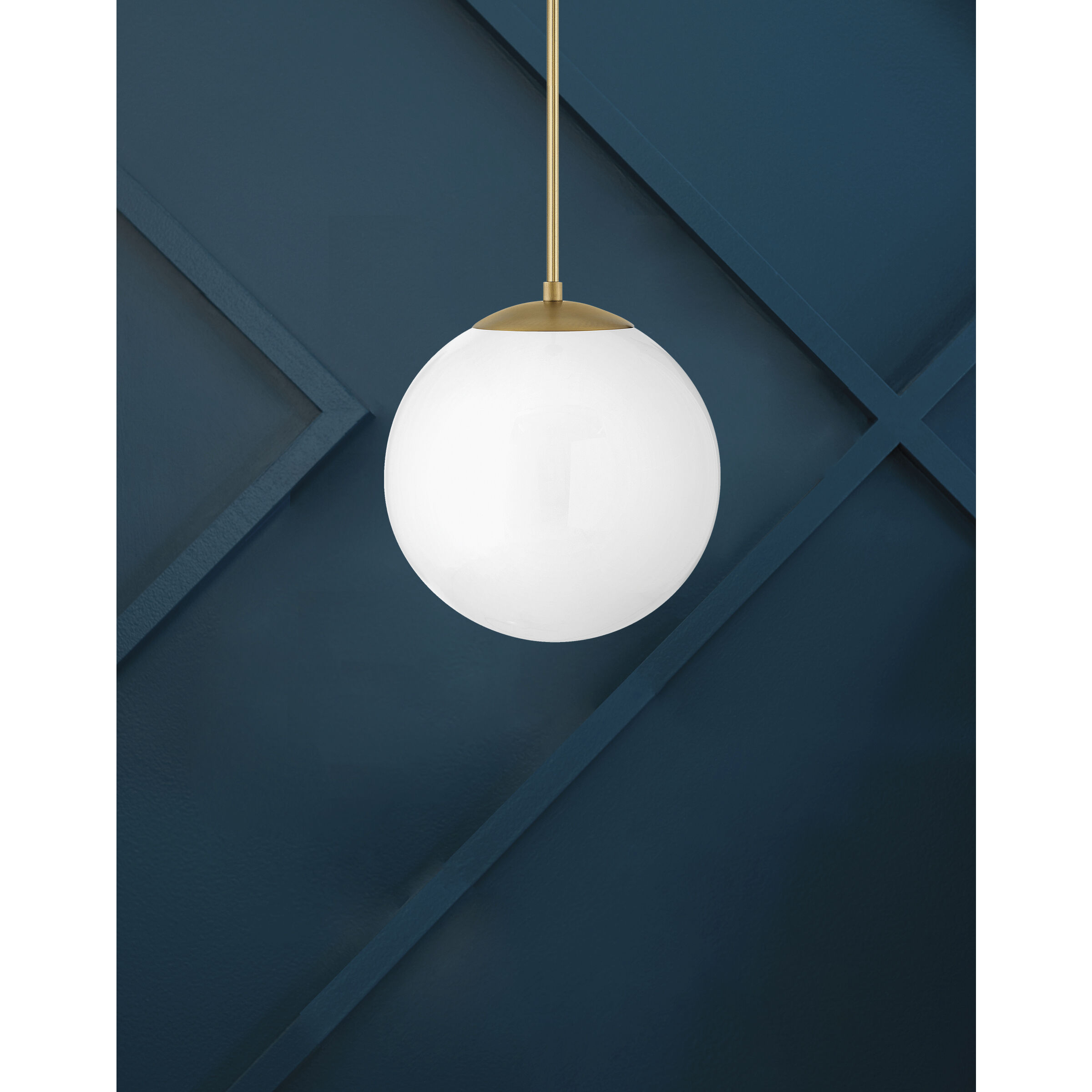 Warby 1 Light 13.5 inch Heritage Brass Indoor Chandelier Ceiling Light in White