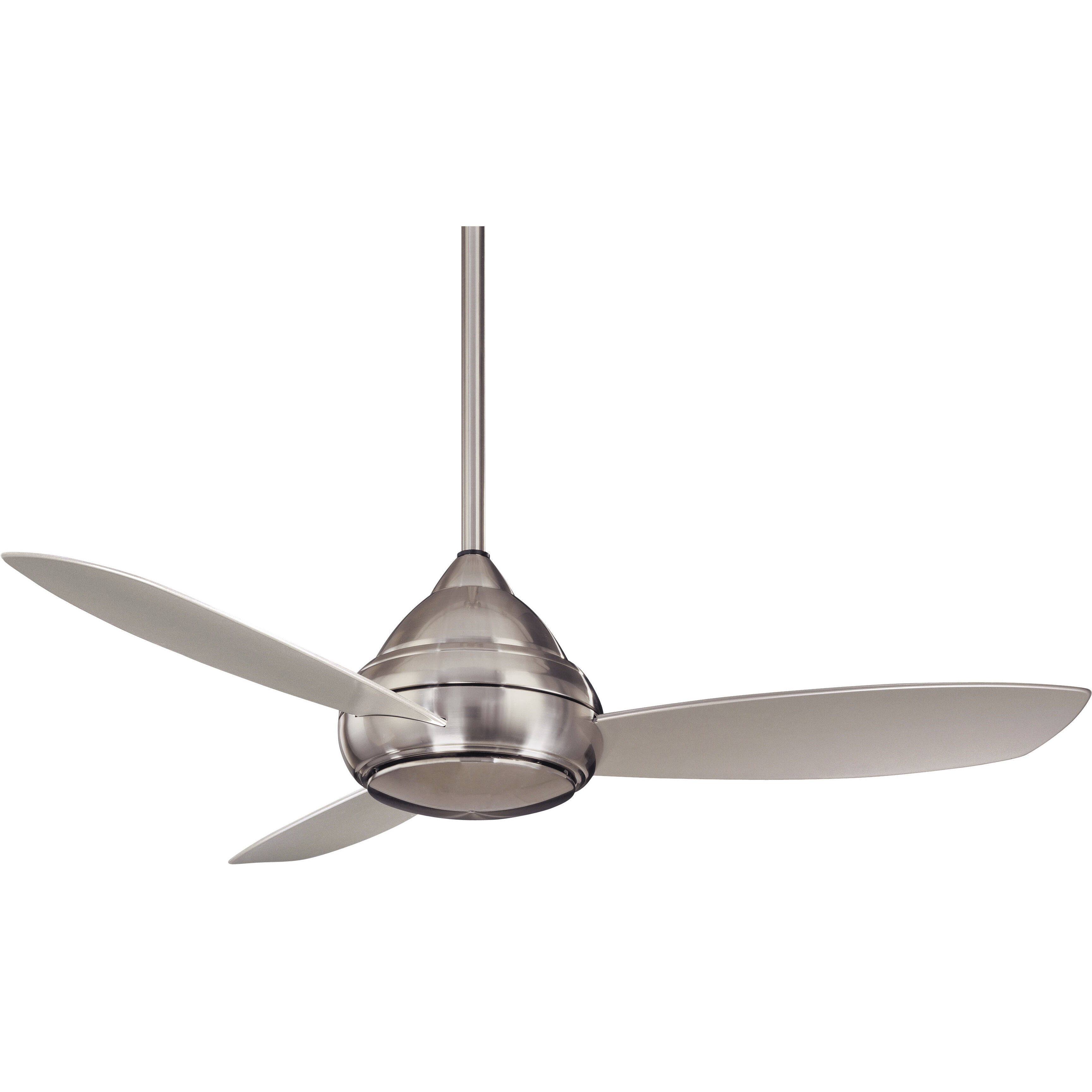 Concept I Wet 52 inch Brushed Nickel Wet Outdoor Ceiling Fan