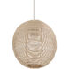 Berkeley 1 Light 13 inch Brushed Nickel Pendant Ceiling Light, Medium