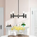 Copenhagen 5 Light 25 inch Black Chandelier Ceiling Light