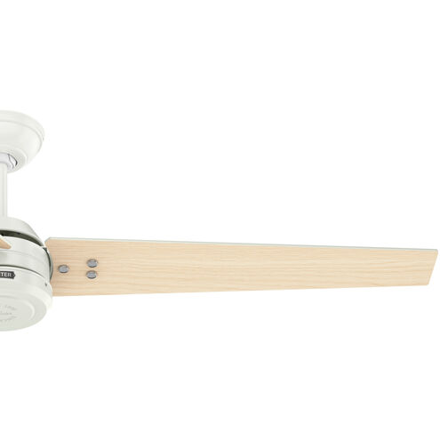 Cassius 60 inch Fresh White with Light Stripe/Fresh White Blades Outdoor Ceiling Fan