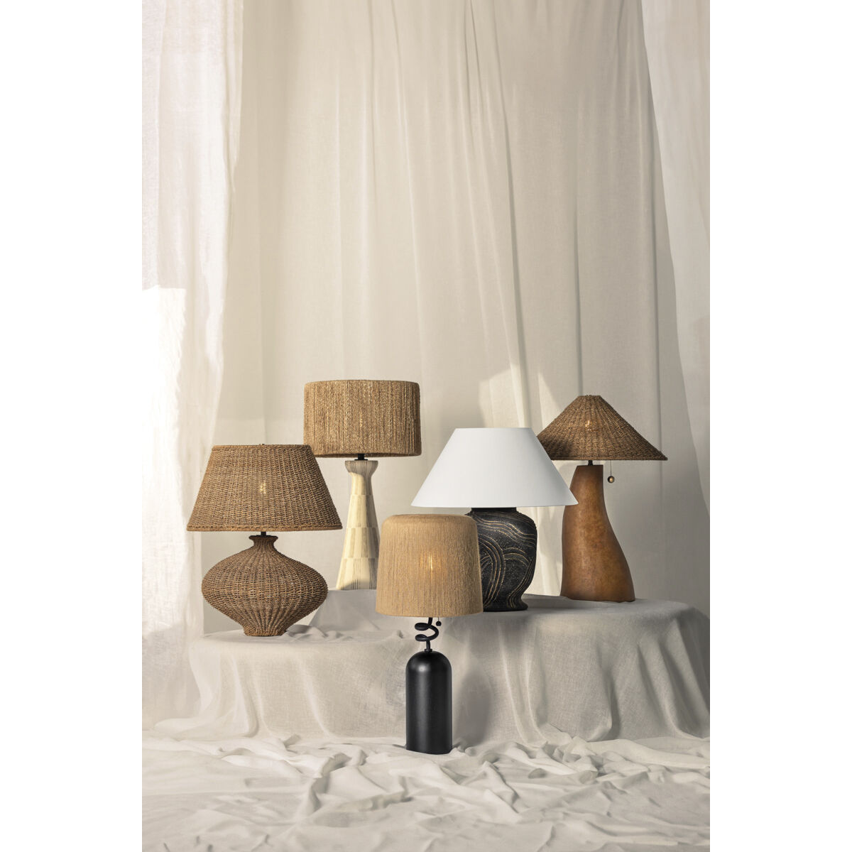 Morri 28.5 inch 15.00 watt Forged Iron Table Lamp Portable Light