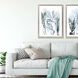 Naturals Collection Blue Framed Art