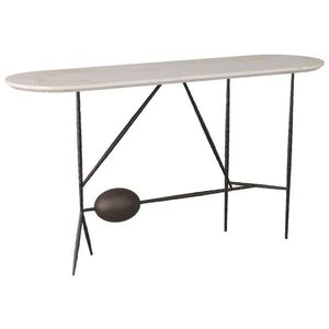 Stewart White Console Table