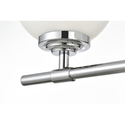 Ansley 3 Light 24 inch Chrome Bath Sconce Wall Light