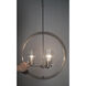 Sentinel 3 Light 21 inch Satin Nickel Single Pendant Ceiling Light