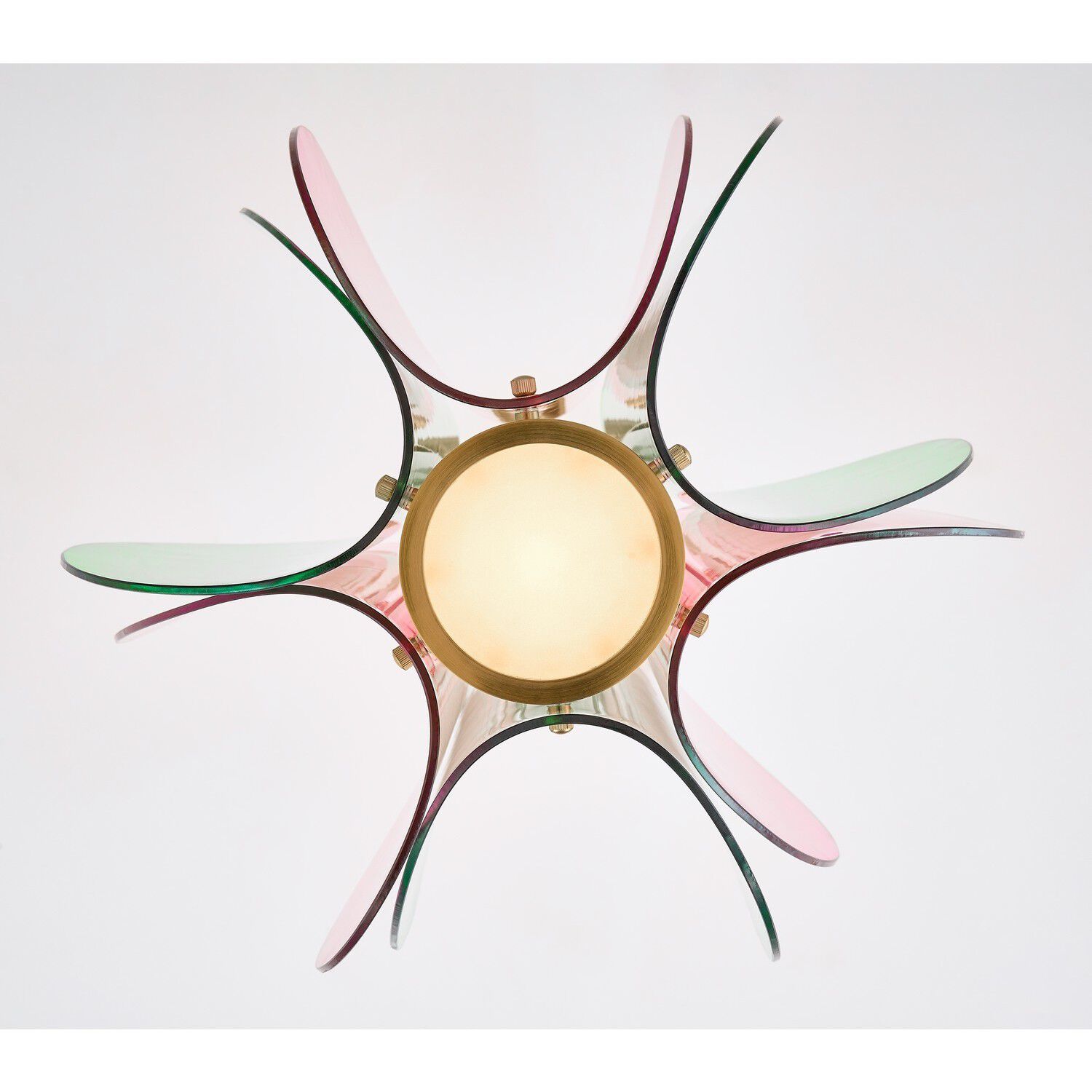 Tulipa 14.5 inch Winter Brass Pendant Ceiling Light