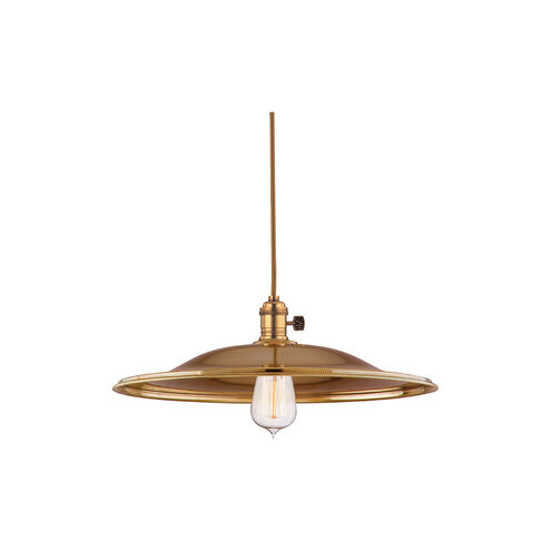 Heirloom 1 Light 17 inch Aged Brass Pendant Ceiling Light in ML2, No