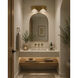 Ringsted 2 Light 14.13 inch Brushed Brass Bath Vanity Wall Light, Luz Studio