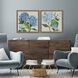 Paragon Blue and Beige and Green and Multi Framed Art