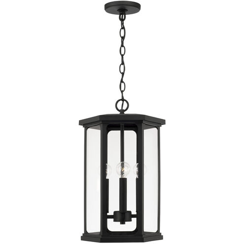 Walton 4 Light 12 inch Black Outdoor Hanging Lantern