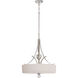 Connie 3 Light 20 inch Polished Nickel Pendant Ceiling Light