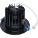 ColorQuick Integrated LED Black Recessed