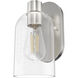 Lochemeade 1 Light 5 inch Brushed Nickel Wall Sconce Wall Light