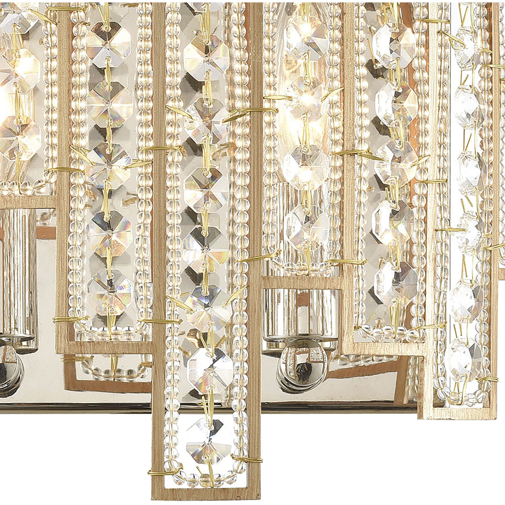 Equilibrium 2 Light 11 inch Polished Nickel ADA Sconce Wall Light