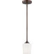 Windom 1 Light 4.25 inch Bronze Pendant Ceiling Light in Burnt Sienna