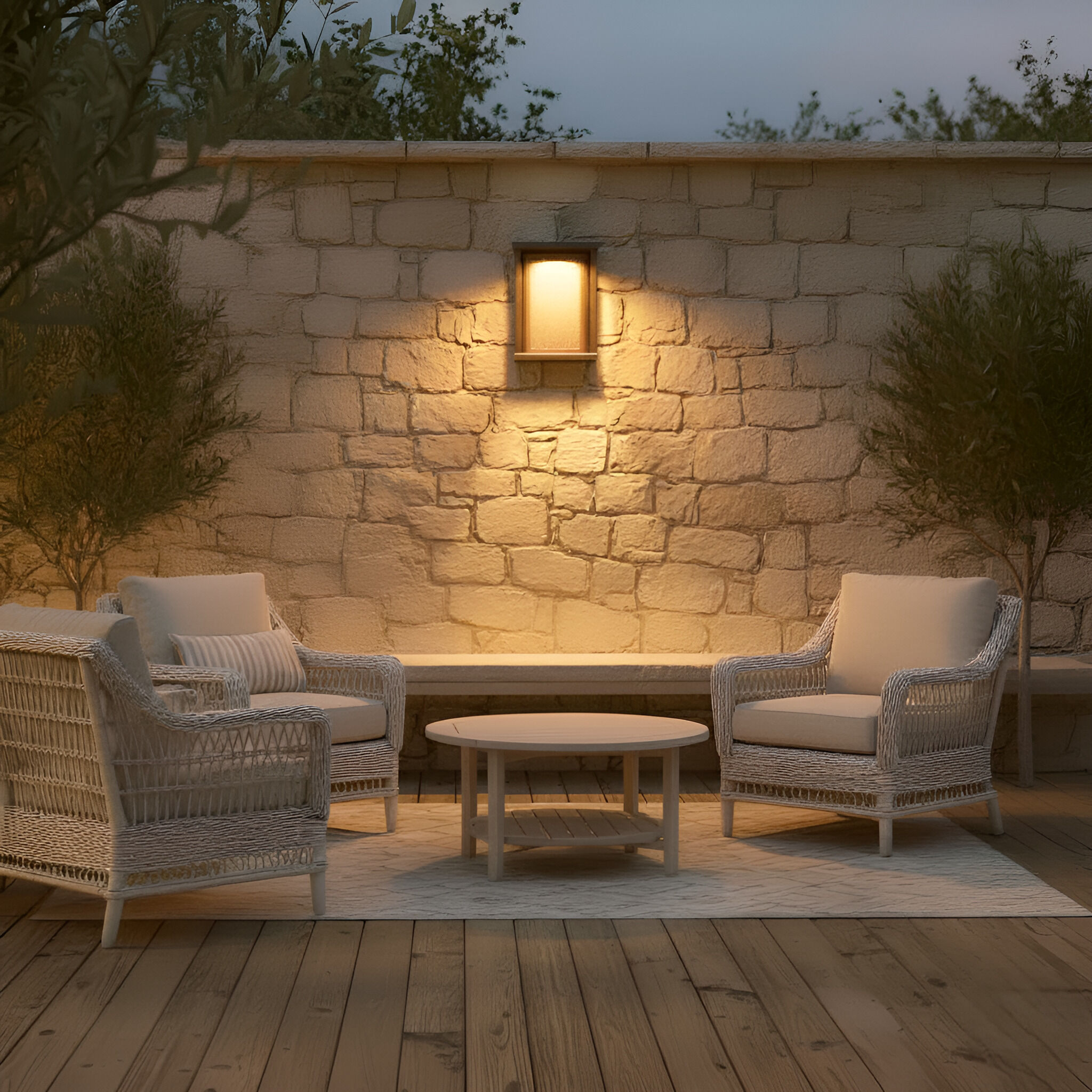 Faywood LED 16 inch Antique Bronze Outdoor Wall Lantern, Medium