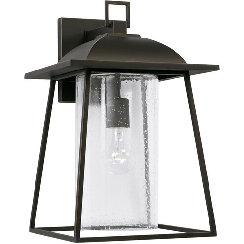 Durham Outdoor Wall Lantern in Oiled Bronze