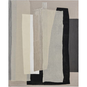 Woltz Brown and Cream with Black Abstract Wall Art