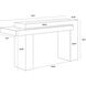 Herriot 56.25 X 29.5 inch Dark Brown / Grey Outdoor Console Table