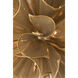 Pulse 12 Light 30 inch Gold Leaf Pendant Ceiling Light 