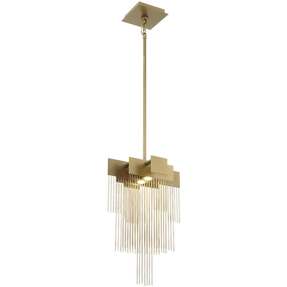 Bloomfield LED 8 inch Gold Pendant Ceiling Light