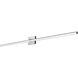 Epee LED 58.1 inch Chrome Bath Vanity Light Wall Light