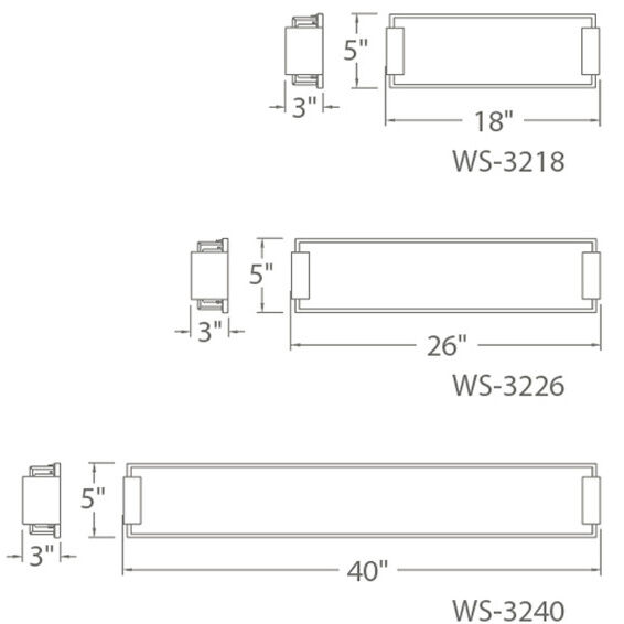 Polar LED 26 inch Brushed Nickel Bath Vanity & Wall Light in 26in.