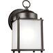 New Castle 1 Light 8.25 inch Antique Bronze Outdoor Wall Lantern