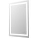 Riven 40 X 30 inch White LED Mirror