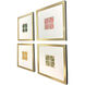 Four Leaves Multi and Green and Yellow and Pink Framed Art, Propac