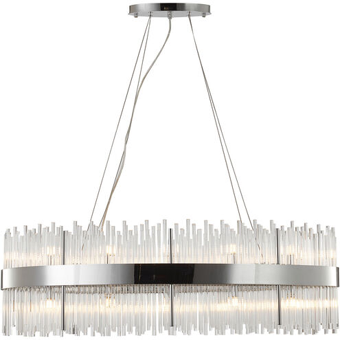 Canada 24 Light 20 inch Chrome Chandelier Ceiling Light