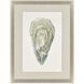 Crassostrea Virginica Green and Metallic and Beige and Gray Framed Art, The Studio