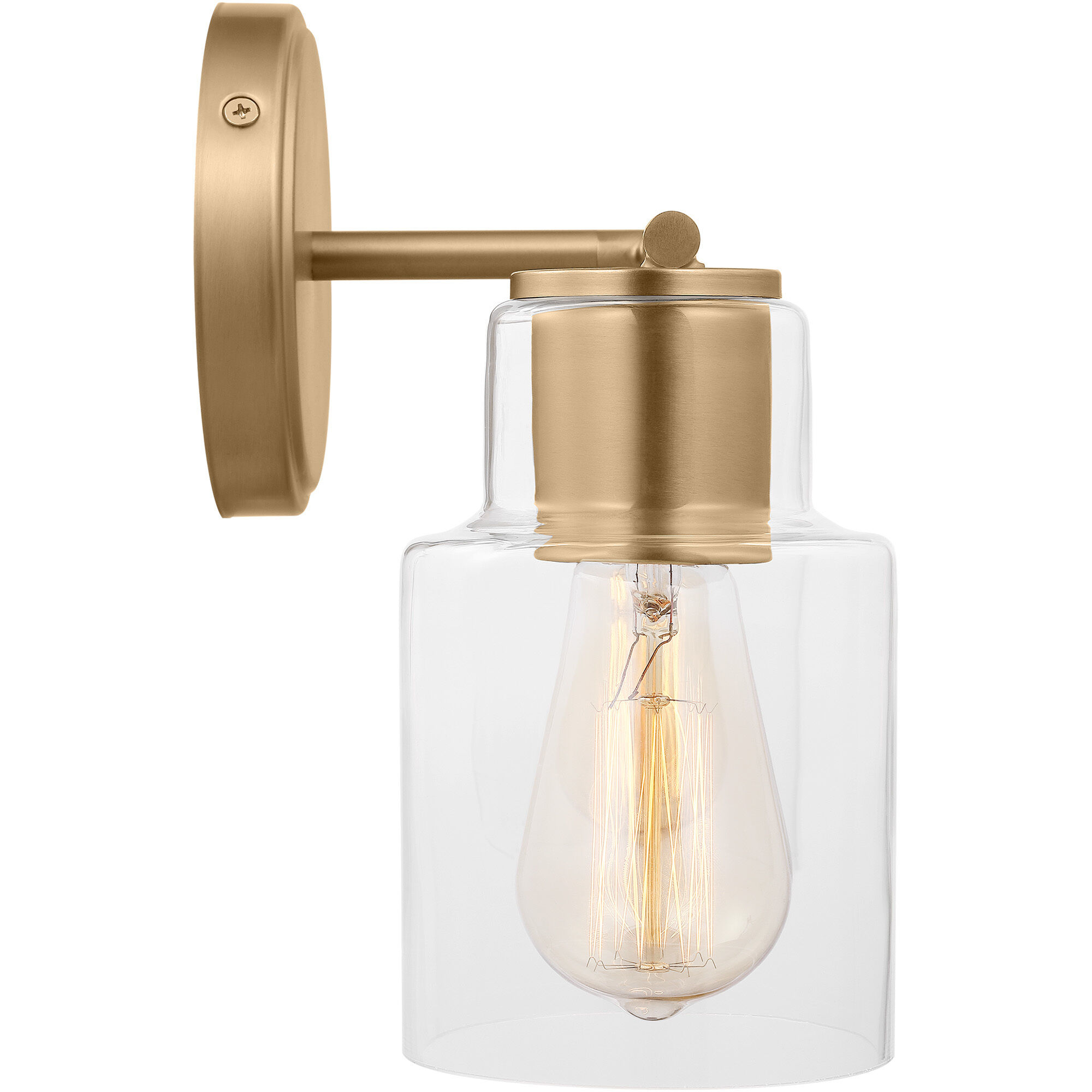 Drew & Jonathan Sayward 2 Light 14.13 inch Satin Brass Wall Bath Fixture Wall Light