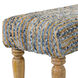 Cambrai Camel Upholstered Bench