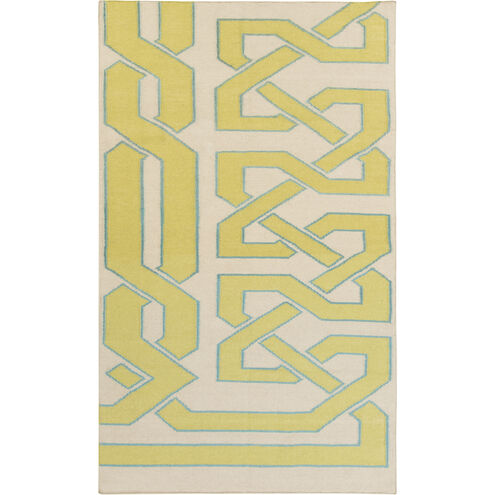 Alameda 96 X 60 inch Lime, Aqua, Khaki Rug