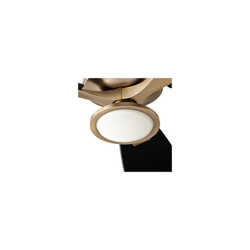 Juno LED Aged Brass Fan Light Kit