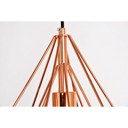 Jago 1 Light 10 inch Copper Pendant Ceiling Light