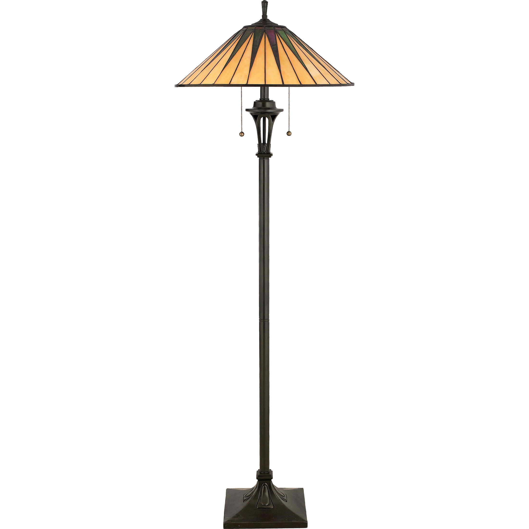 Quoizel TF9397VB Gotham 62 inch 100 watt Vintage Bronze Floor Lamp Portable Light Naturals