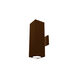 Cube Arch LED 5.5 inch Bronze Sconce Wall Light in Flood, 85, 2700K, Away From Wall